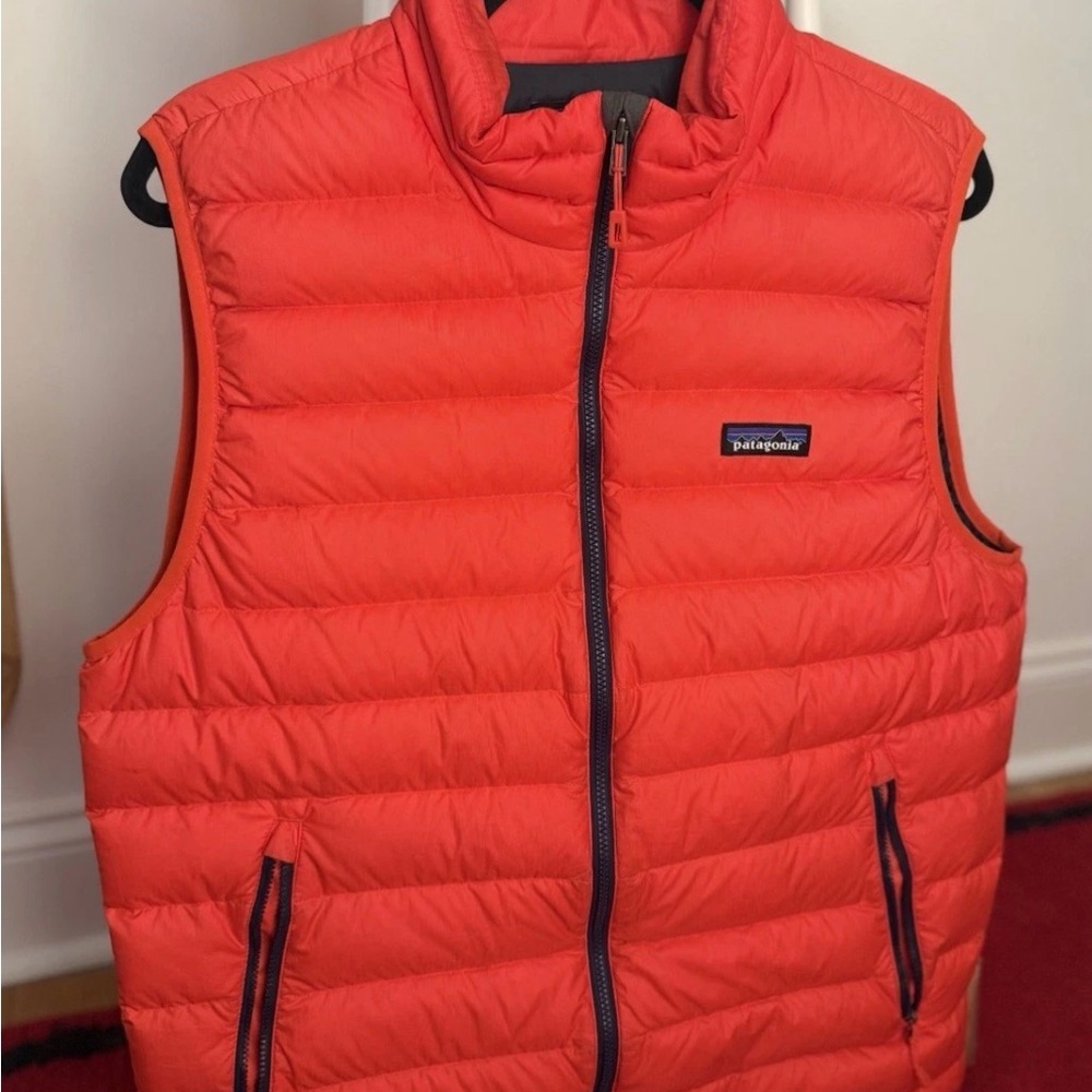Patagonia Men's Vibrant Orange Quilted Vest